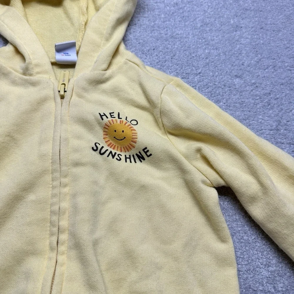 Old Navy Girls Baby 6-12 Months Yellow Hoodie‎ And Pants